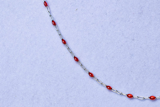 Rogue - Sterling Silver Enamel (Red)