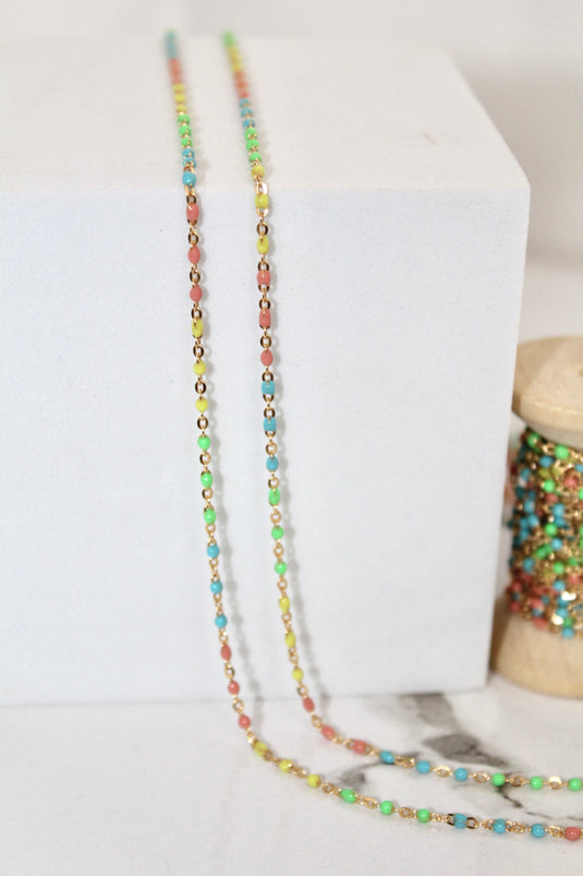 Bunny - 14K Gold Filled Enamel (Multicolor)