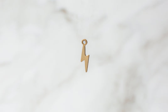 Dije de rayo - Oro macizo de 14 quilates (amarillo)