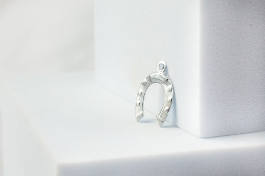 Horseshoe Charm - Sterling Silver