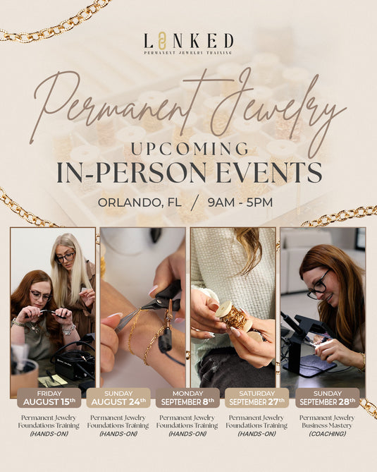 Capacitación presencial en joyería permanente: Kit completo