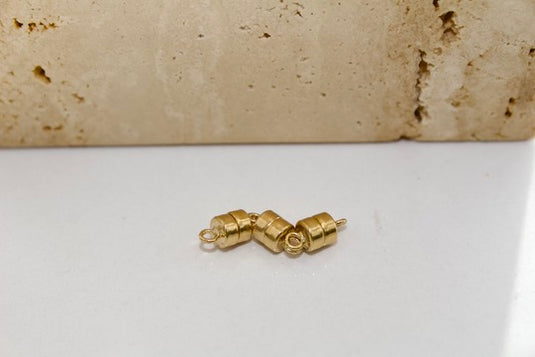 Cierre magnético de 4,4 mm - Relleno de oro de 14 quilates (amarillo)