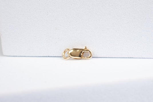 Oval Trigger Lobster Clasp - 14K Solid Gold