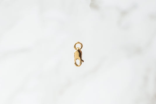 Oval Trigger Lobster Clasp - 14K Solid Gold