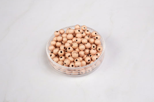 Stardust  Rose Gold  Gold Filled  Bead