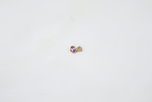 Yellow Gold  yellow  stone  Gold  gemstone  charm  14k Gold  14k