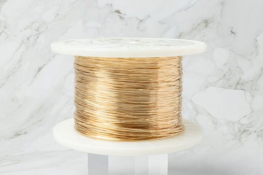 24G Round Wire - 14K Solid Gold (Yellow)