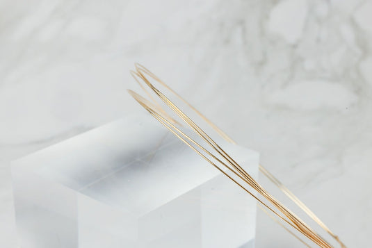 24G Round Wire - 14K Solid Gold (Yellow)