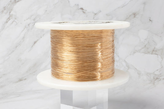 30G Round Wire - 14K Solid Gold (Yellow)