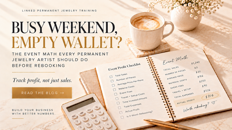 Busy Weekend, Empty Wallet: The Event Math Every Permanent Jewelry Artist Should Do Before Rebooking