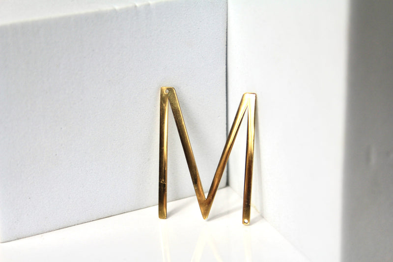 Load image into Gallery viewer, Large Letter Charms - Gold Plated
