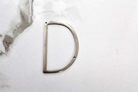 Load image into Gallery viewer, Large Letter Charm - Silver Plated
