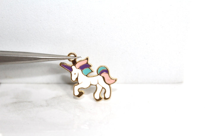 Unicorn Body Charm - Gold Plated