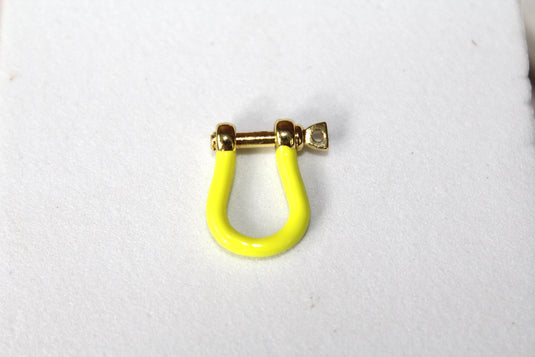 Yellow Small Locking Clasp - Gold Plated