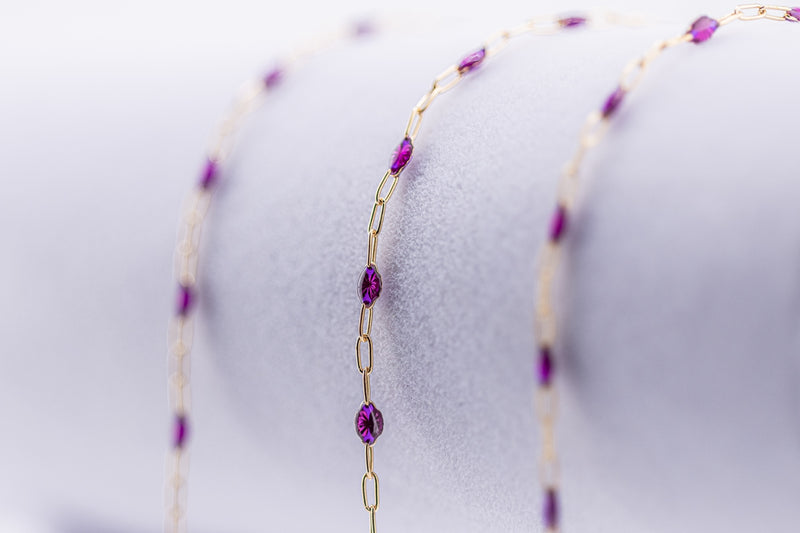Load image into Gallery viewer, Highland - 14K Gold Filled Enamel (Purple)
