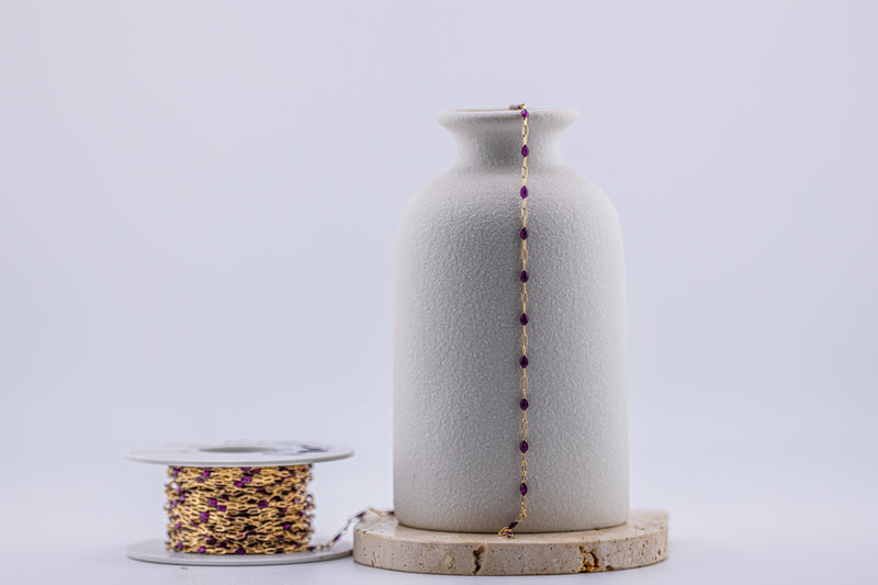 Load image into Gallery viewer, Highland - 14K Gold Filled Enamel (Purple)
