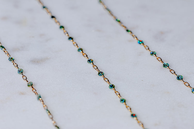 Load image into Gallery viewer, Eden - 14K Gold Filled Enamel (Green)
