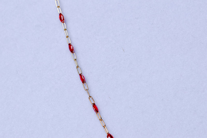 Load image into Gallery viewer, Core - 14K Gold Filled Enamel (Red)
