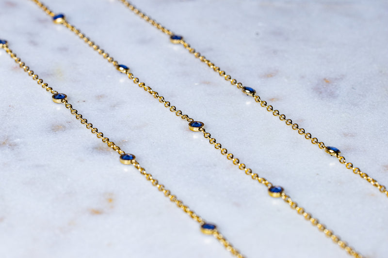 Load image into Gallery viewer, Cielo - 14K Gold Filled (Blue)
