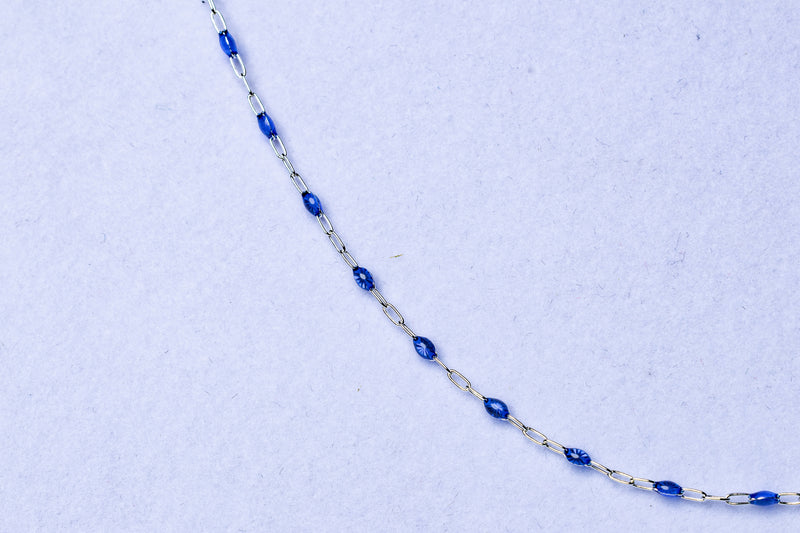 Load image into Gallery viewer, Admiral - Sterling Silver Enamel (Blue)

