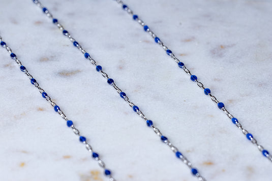 Admiral - Sterling Silver Enamel (Blue)