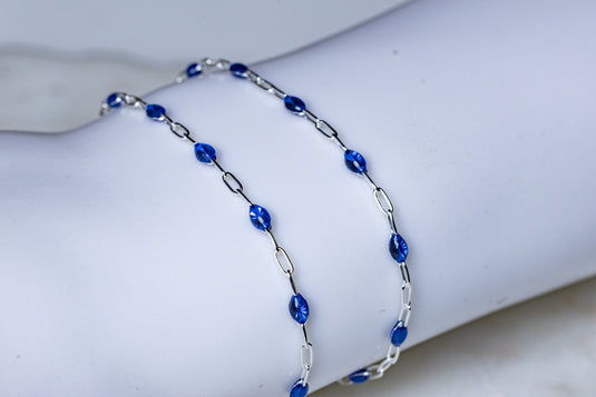 Admiral - Sterling Silver Enamel (Blue)