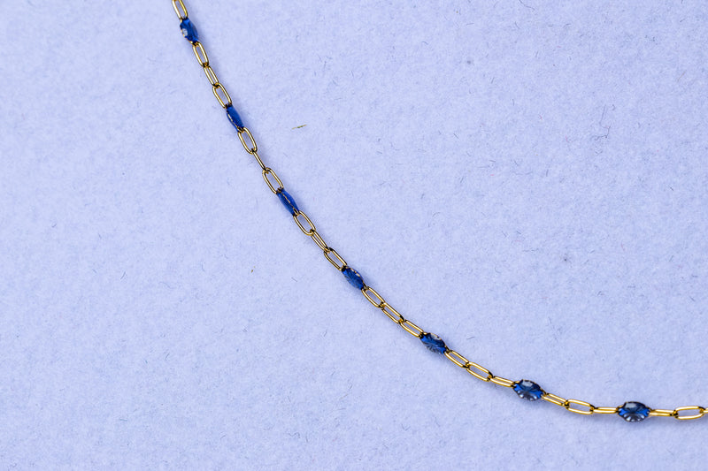 Load image into Gallery viewer, Noble - 14K Gold Filled Enamel (Blue)
