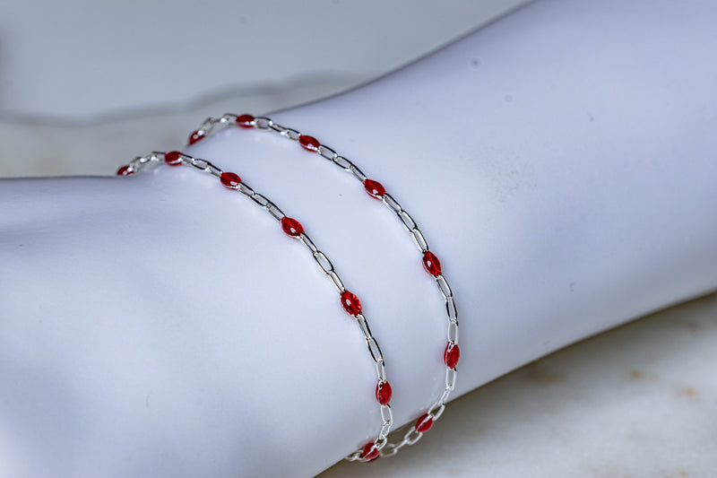 Load image into Gallery viewer, Rogue - Sterling Silver Enamel (Red)
