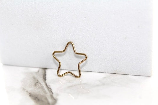 Large Star Outline - 14K Gold Filled