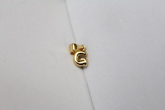 Load image into Gallery viewer, Bubble Letter Charms - Gold Plated
