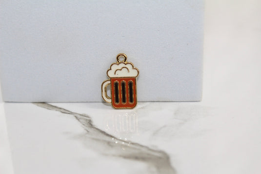 Beer Mug Charm - Gold Plated