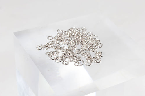22G 2.8mm Open Jump Ring Set of 25 - Sterling Silver