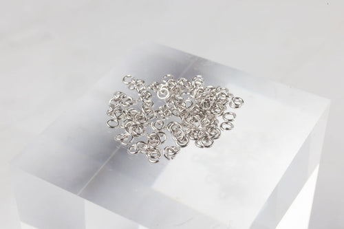 22G 3.5mm Open Jump Ring Set of 25 - Sterling Silver