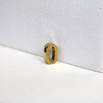 Load image into Gallery viewer, Simple Letter Charm - 14K Gold Filled (Yellow)
