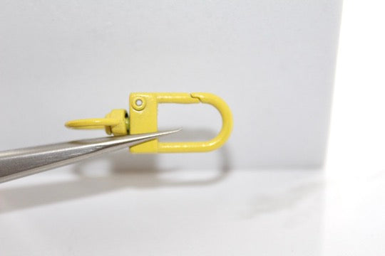 Yellow Oversized Lobster Clasp - Plated