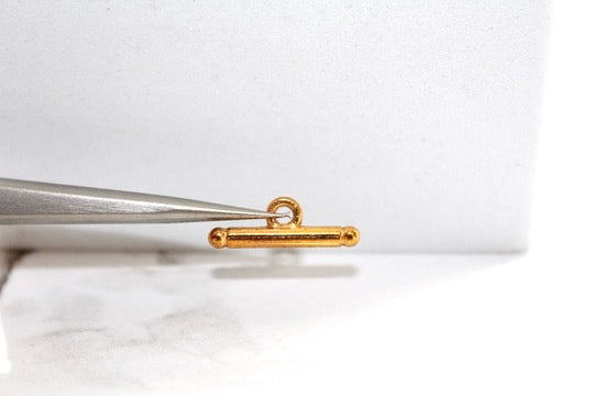 Gold Thick Toggle Clasp - Gold Plated