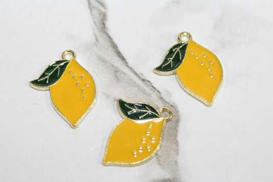 Lemon Charm - Gold Plated