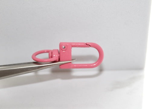 Load image into Gallery viewer, Pink Oversized Metal Lobster Clasp - Plated
