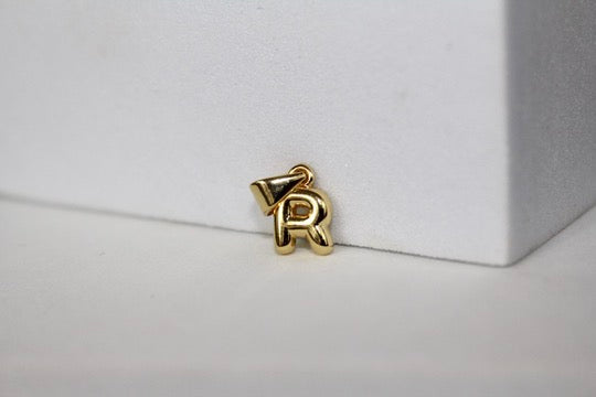 Load image into Gallery viewer, Bubble Letter Charms - Gold Plated
