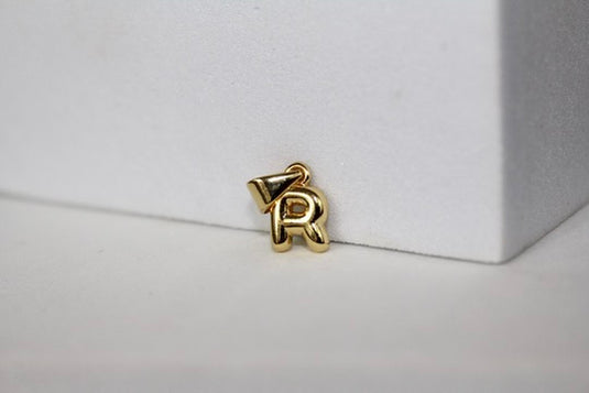 Bubble Letter Charms - Gold Plated