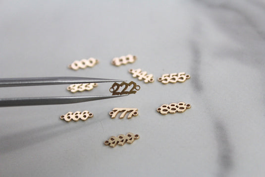 Angel Numbers Connector - 14K Gold Filled (Yellow)