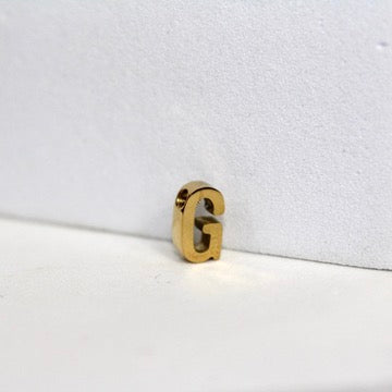 Load image into Gallery viewer, Simple Letter Charm - 14K Gold Filled (Yellow)
