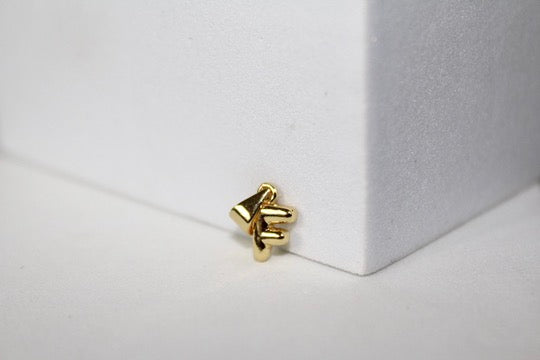 Load image into Gallery viewer, Bubble Letter Charms - Gold Plated
