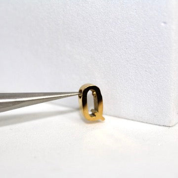 Load image into Gallery viewer, Simple Letter Charm - 14K Gold Filled (Yellow)
