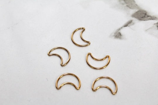 Moon Outline - 14K Gold Filled