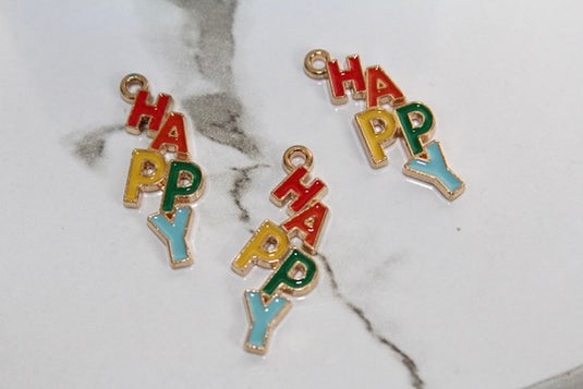 Happy Charm - Gold Plated