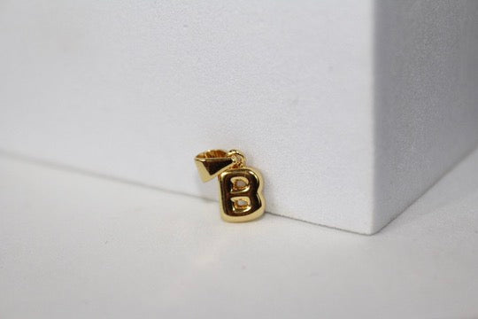 Load image into Gallery viewer, Bubble Letter Charms - Gold Plated
