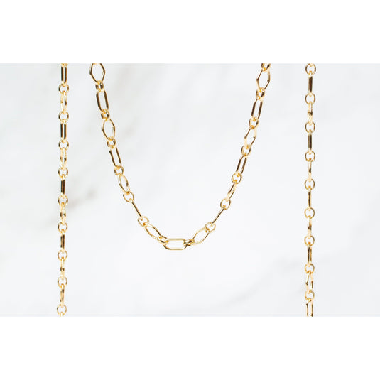 Permanent jewelry. Permanent jewelry supplies. Chain. Charms. Gold-filled. Figaro.