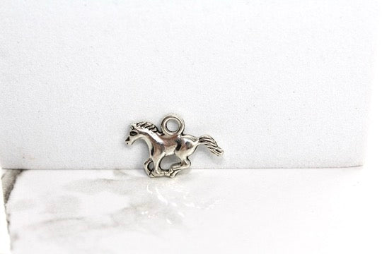 Load image into Gallery viewer, Horse Charm - Silver Plated
