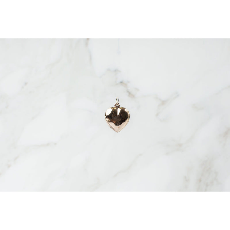 Load image into Gallery viewer, Yellow Gold  heart  Gold  charm  14k Gold
